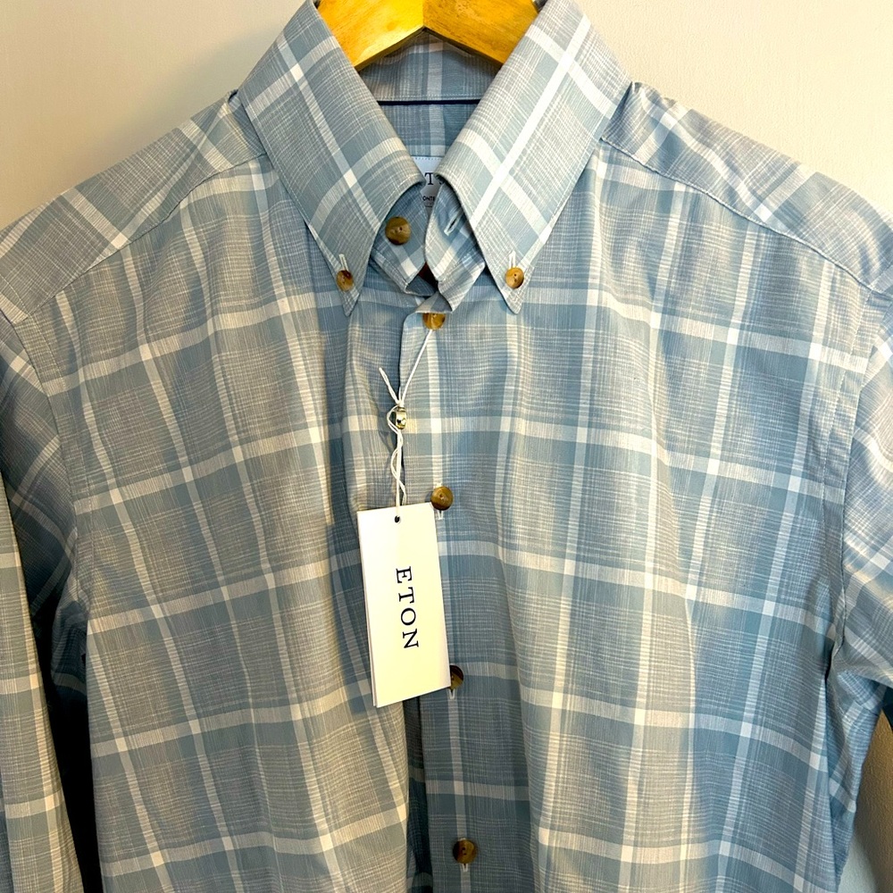 Men’s ETON dress shirt new with tags size 40